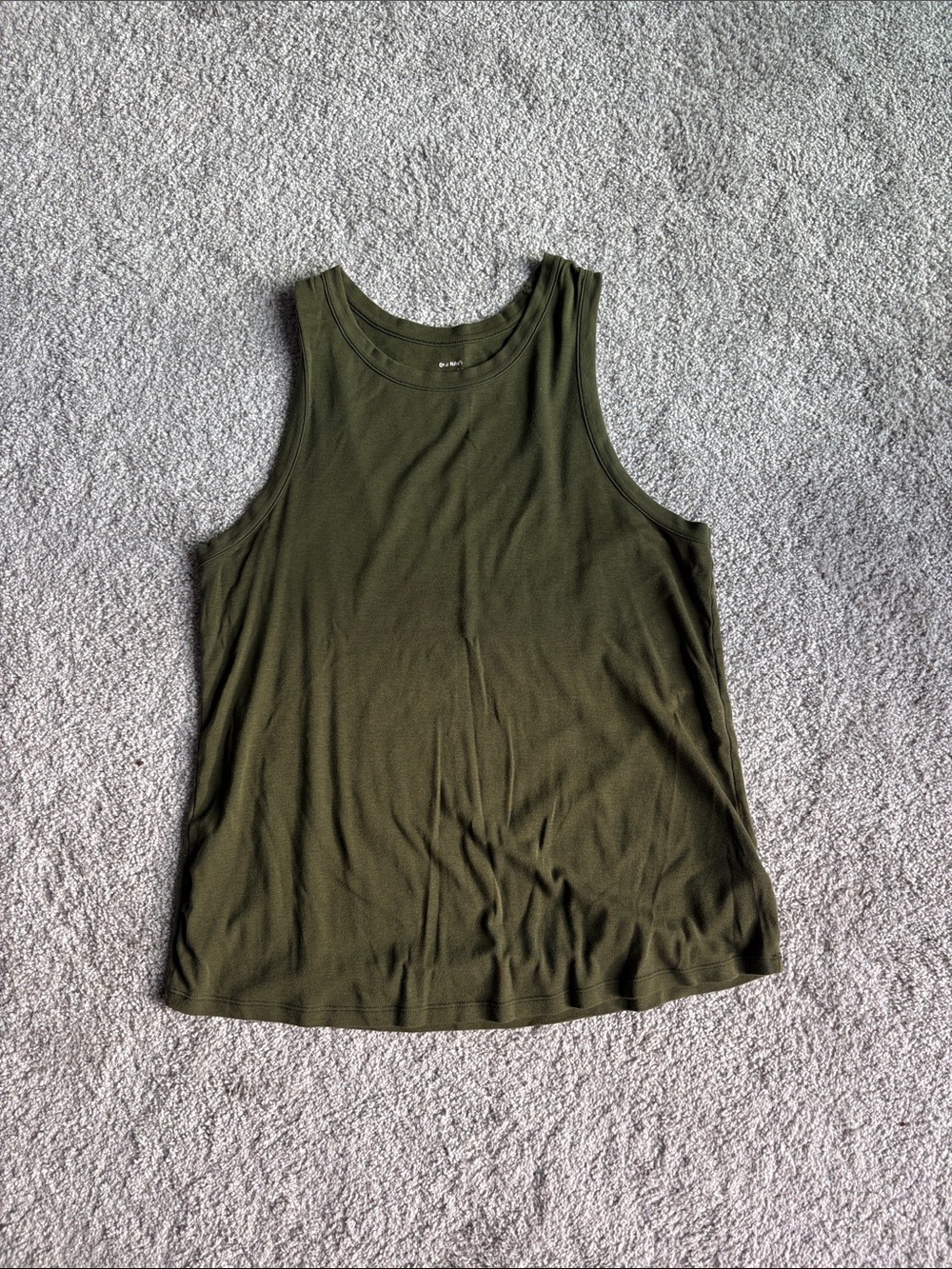 Old Navy Olive Green Scoop Neck Tank - Women